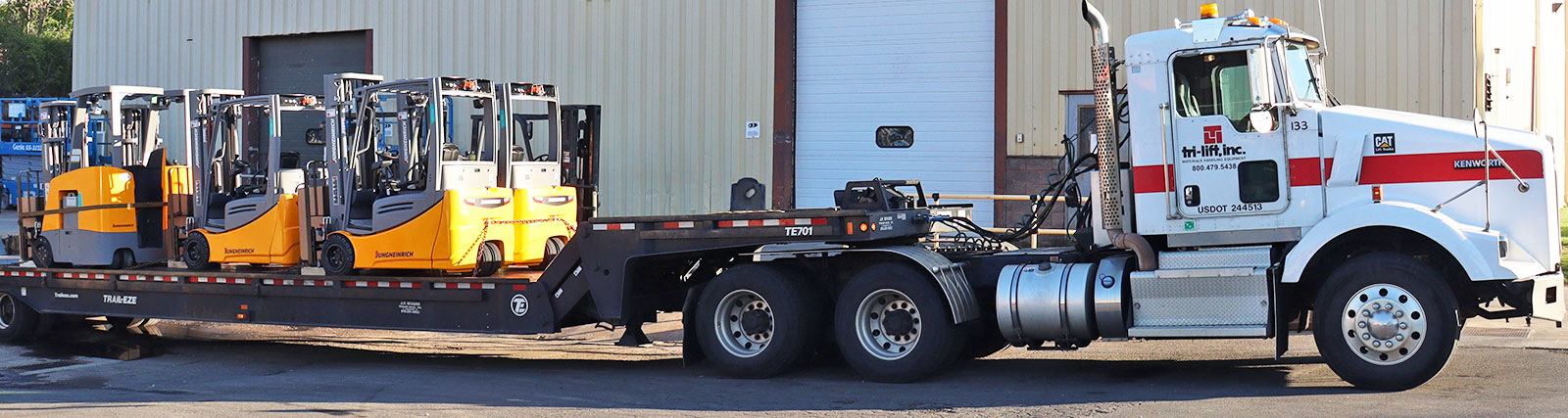 TriLift truck with rental forklifts