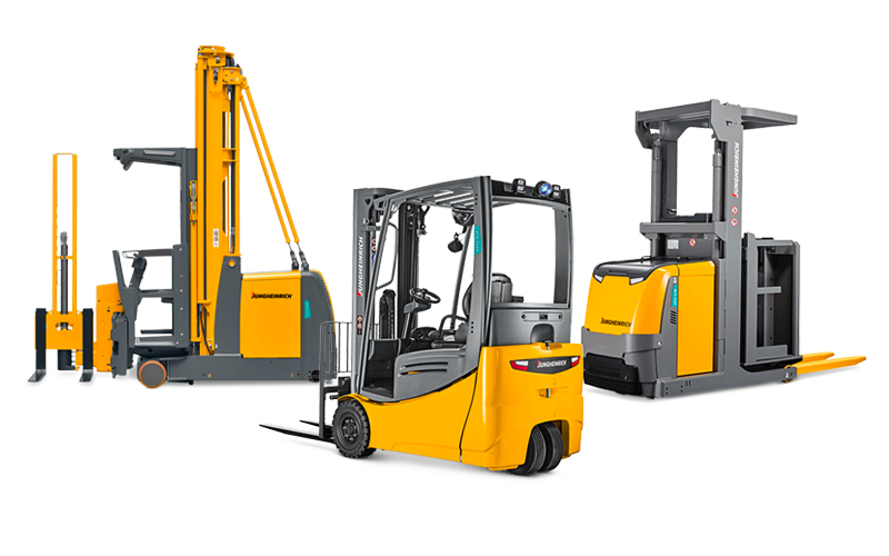 Jungheinrich narrow aisle equipment lineup